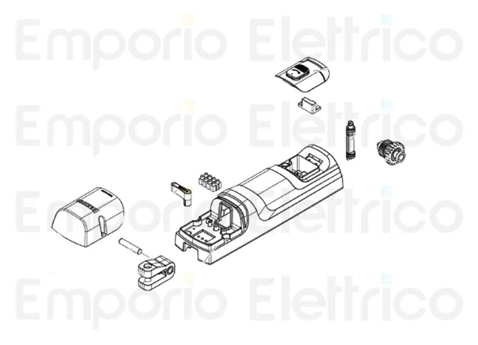 beninca repuesto engranaje desbloqueado ensamblado bob face 9686820