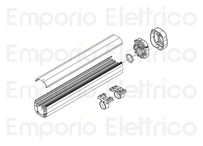 beninca ricambio profili alluminio per tom corsa 400 968602934