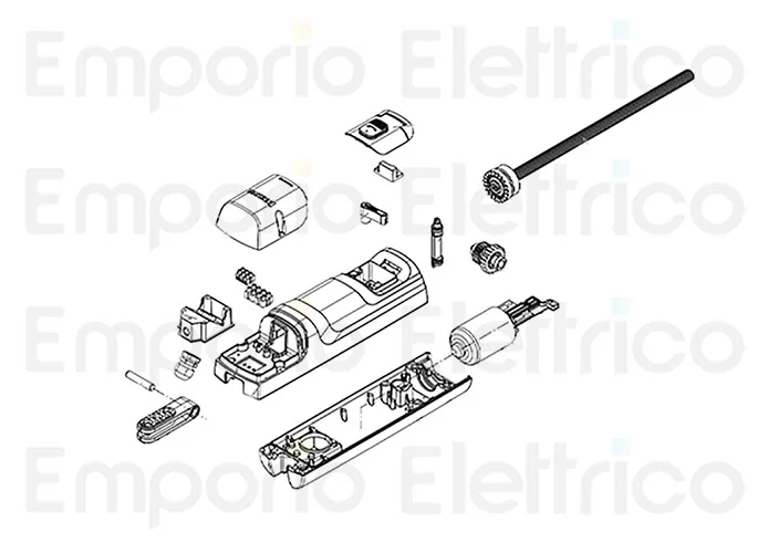 beninca ricambio vsf con ingranaggio per tom corsa 400 968602938