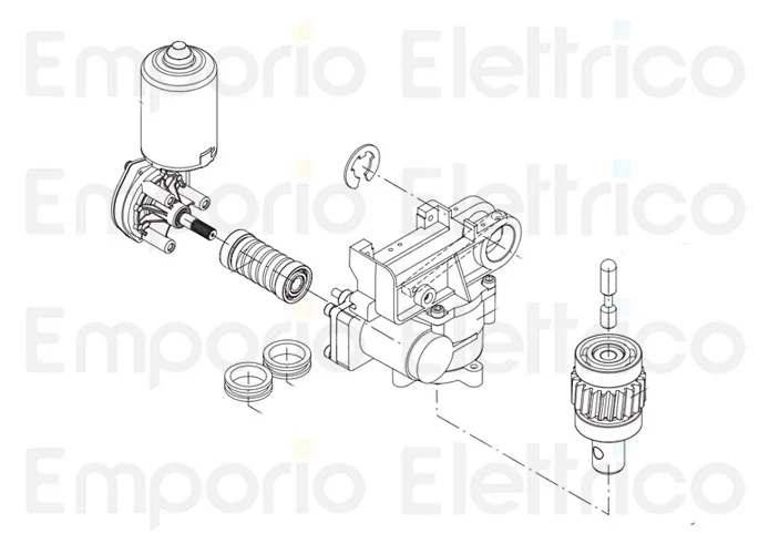 beninca repuesto cárter para reductor por ben 9686481