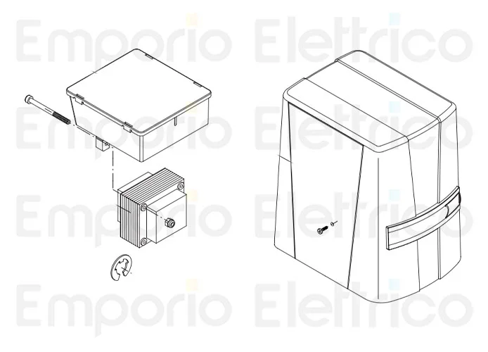 beninca repuesto transformador 230v 100va sec 0-20 por ben 9686484
