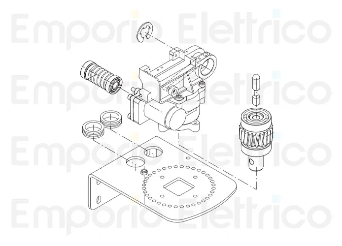 beninca repuesto placa base reductor por ben 9686485