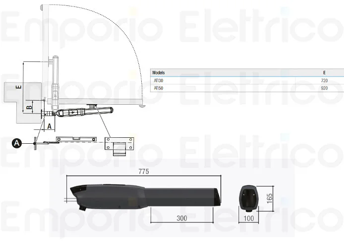 came kit pistone 801mp-0190 ati n 3m 230v 2mot zlxm vel 8k01mp-055