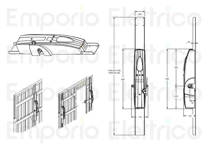 beninca página de repuestos para motor zed.ri dx