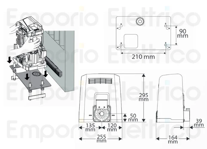 bft kit automazione 24v deimos ultra bt kit b600 ita r925373 00002 2618209
