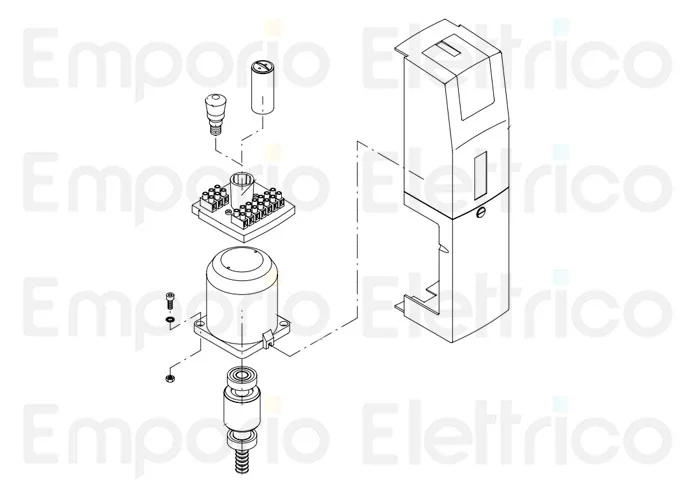 beninca ricambio calotta motore 1400g. x au.96/k 9686166