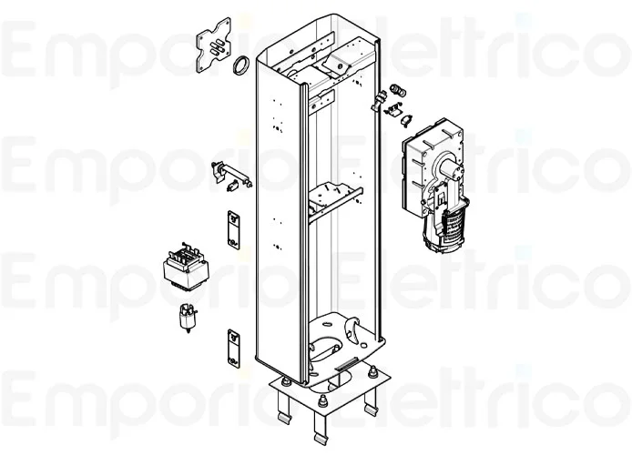 came ricambio gruppo serratura sblocco gt4 88003-0151