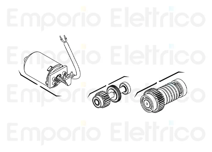 genius repuesto grupo motor diablo 24 vdc 63000293