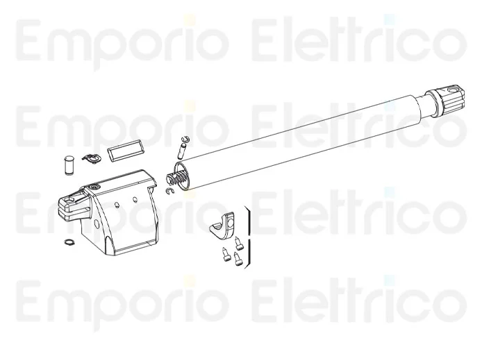 genius ricambio corpo euro bat nero sx 63003492