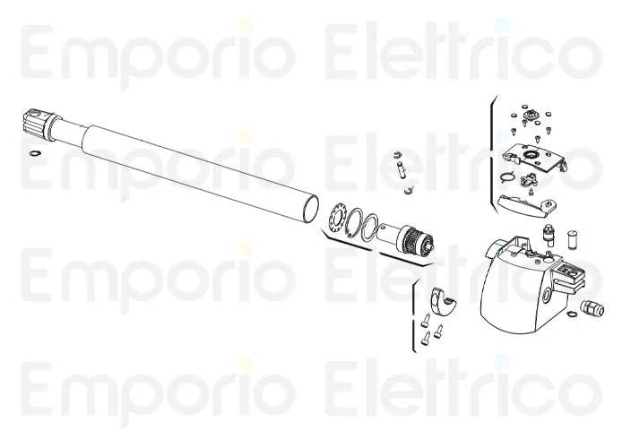 genius ricambio xric collare di chiusura g-bat 6020512