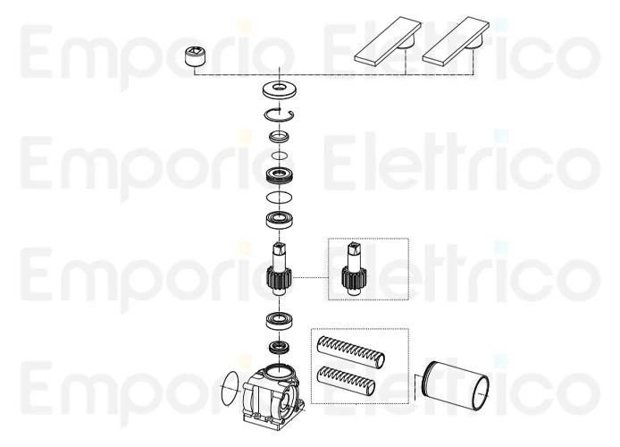 fadini ricambio dispositivo di fissaggio per combi 740 dx 74099