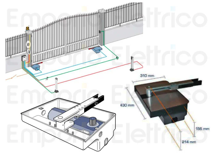 genius página de repuestos para motor roller 230v