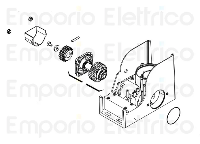 genius ricambio pignone z16 m4 per falcon 15-20 6020070