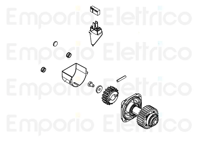 genius ricambio supporto sensore per falcon 14-15-20 6020315