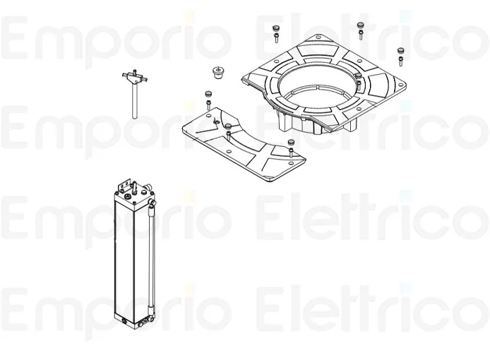 faac ricambio chiave di sblocco j200ha 63000281