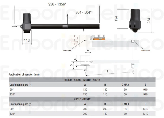 came motorreductor derecho irreversible 230v 001kr310d kr310d