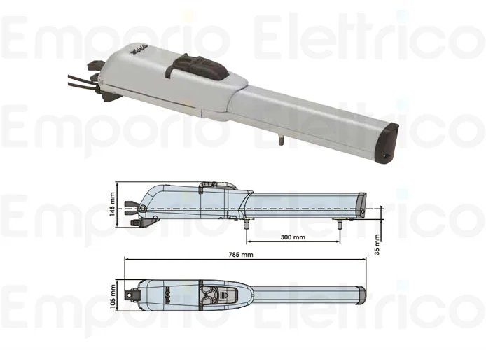 faac motorreductor 413 ls 24v dc 1044141