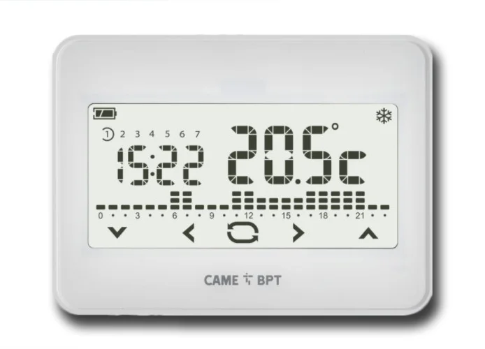 came kit termostato programable + módulo de radio th/550 wh wlrl 845aa-0070