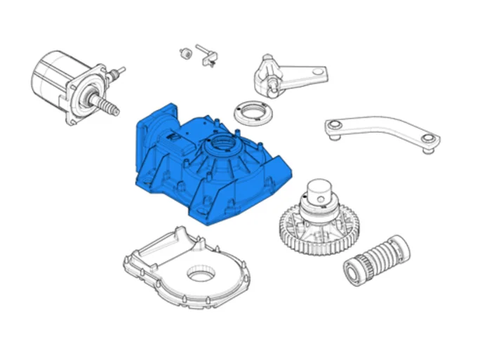 came repuesto caja motorreductor frog 119ria013