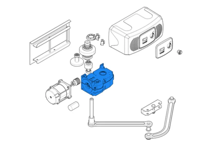 came repuesto caja motorreductor ferni 119rid080