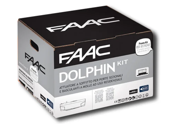 faac kit automatización dolphin 24v dc dolphin kit safe 10566544fr