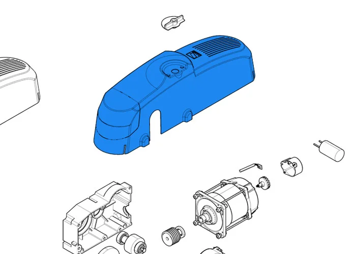 came repuesto tapa motorreductor emega 119rie051