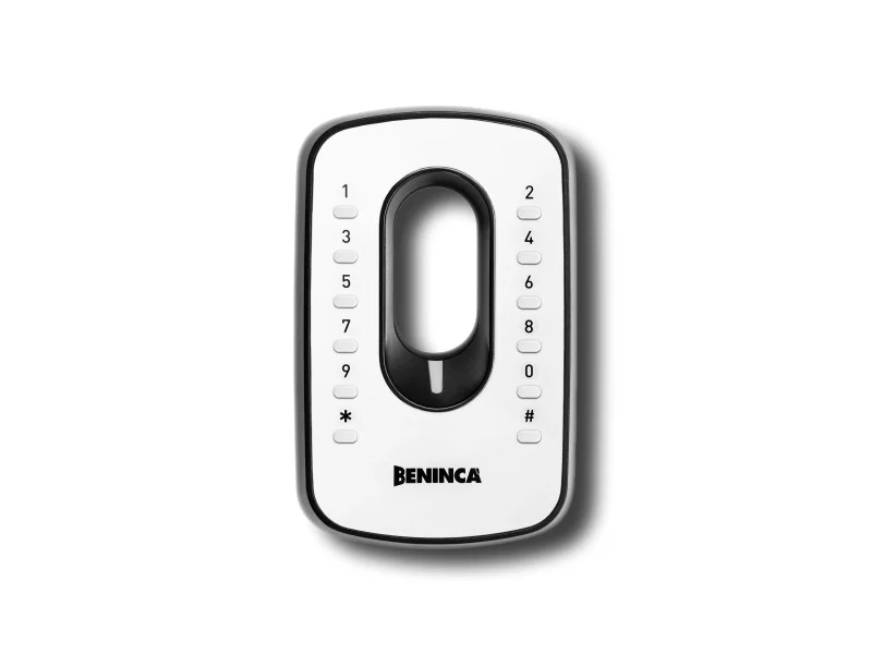 beninca teclado digital de aluminio cableado iri.kpad-c 9760032