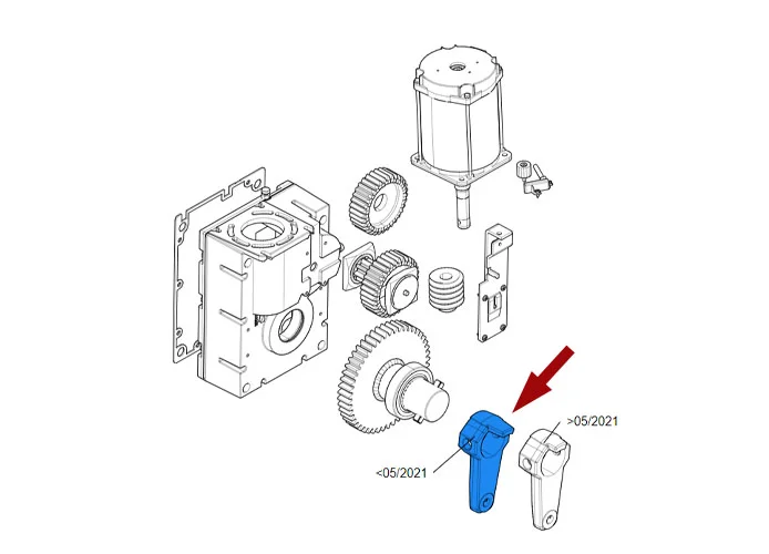 came repuesto brazo de transmisión reductor gt8 88003-0110