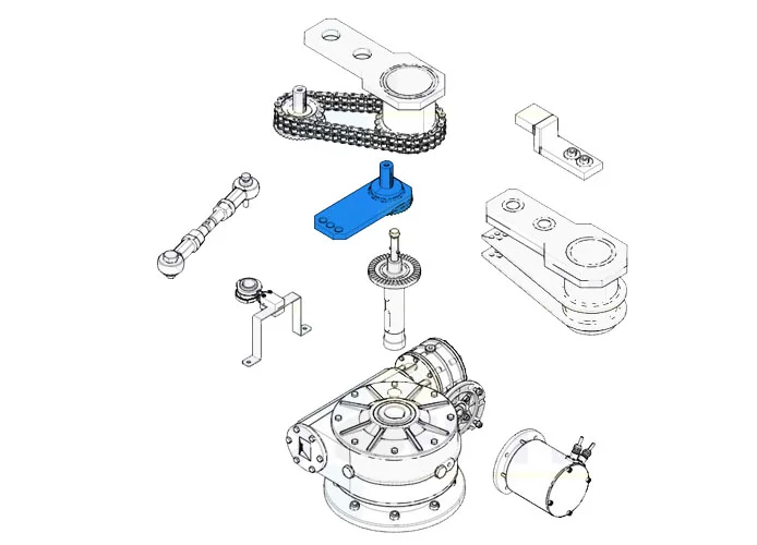 came repuesto brazo motorreductor superfrog 119ria082