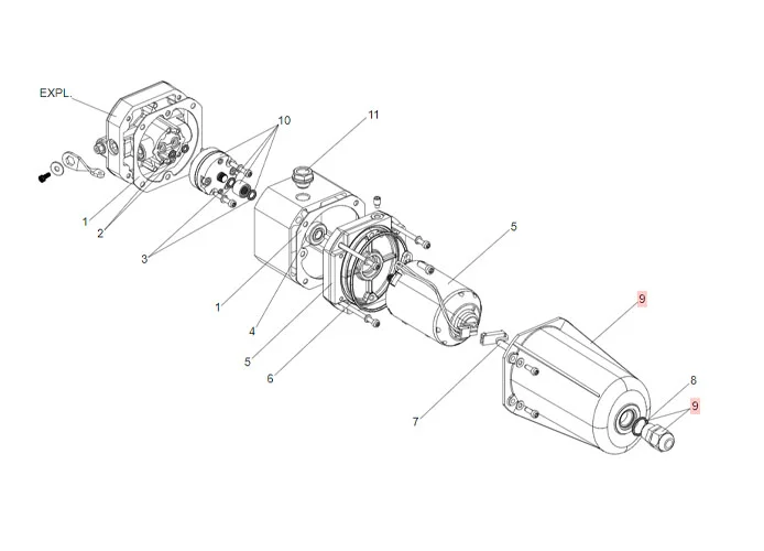 faac ricambio gruppo coperchio motore s800h 63002635