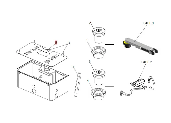 faac ricambio piastra copertura cassetta s800 63002455