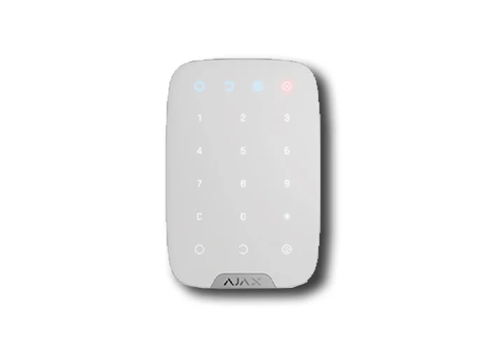 ajax tastiera wireless bidirezionale bianco keypad 38249