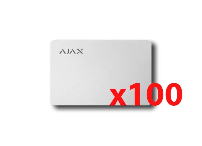 ajax carta contactless pass bianco (100 pezzi) 38221