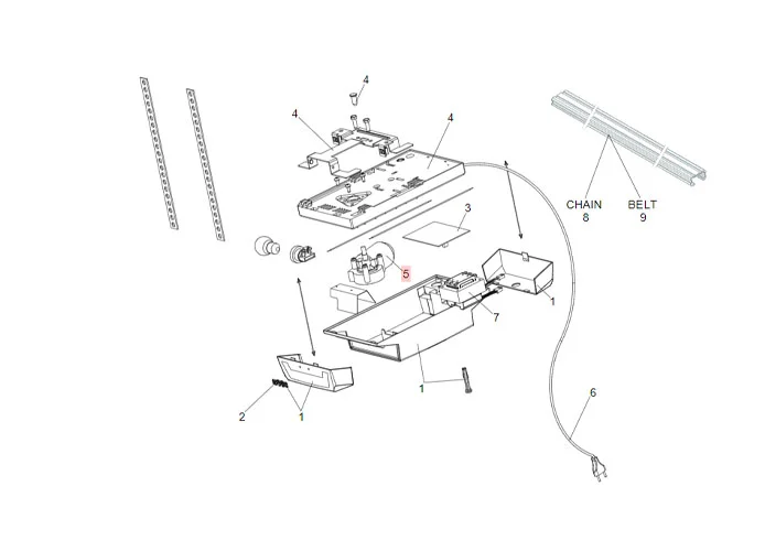 faac repuesto motor d700 hs 63002415