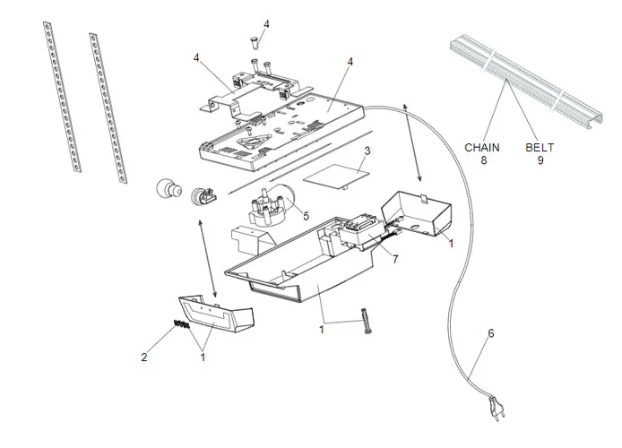 faac página repuestos para motor d700hs