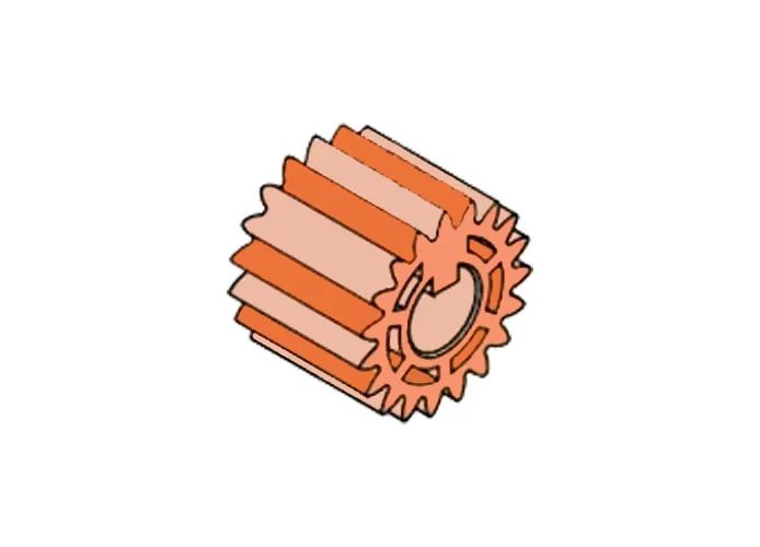 faac ricambio pignone verricello 540 con linguetta 63001775