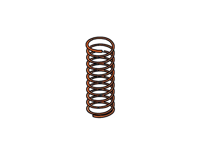 faac ricambio molla mt3 costa/ mt3,5/ mt3 siepe 7210715