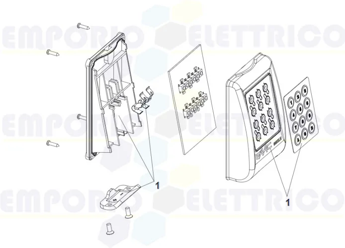 faac página de repuestos para keypad 868 slh