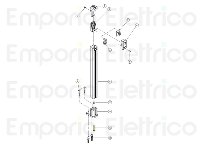 fadini ricambio vite m6x50 tei di bloccaggio per trifo 11 11012