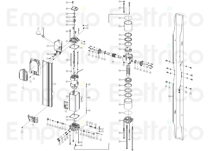 fadini ricambio albero dentato per aproli 480 48081