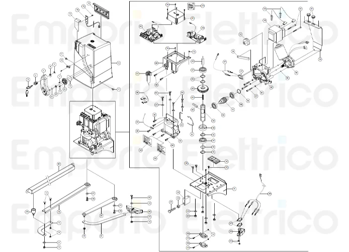 fadini ricambio trasformatore per bart 350 35054