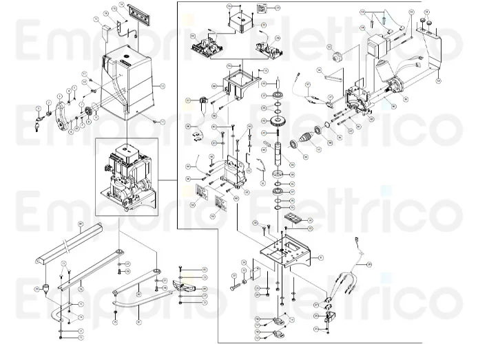 fadini ricambio cavo alimentazione 230 v per bart 350 35066