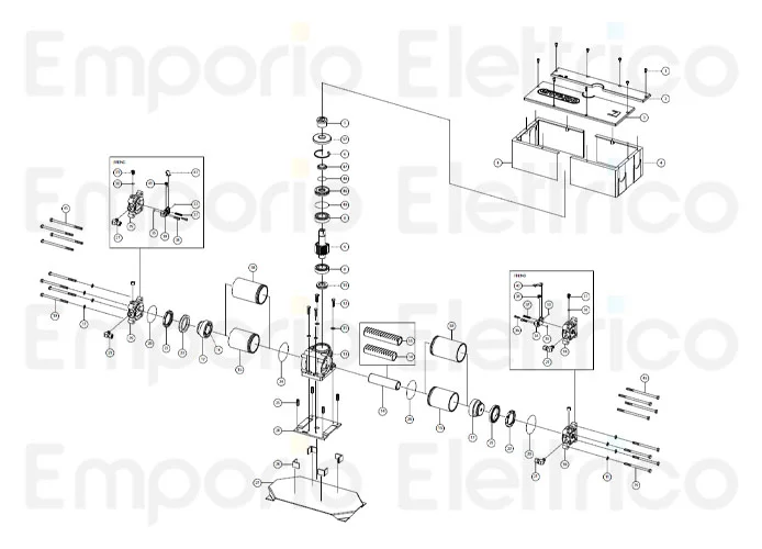 fadini ricambio vite m8x27 te per drive 700 70212