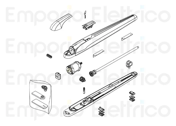beninca pagina ricambi per motore bob50ma-115