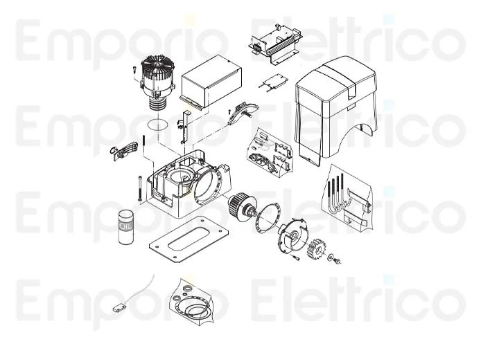 beninca repuesto blíster kit empaquetaduras x bison 20-25-30 9686694