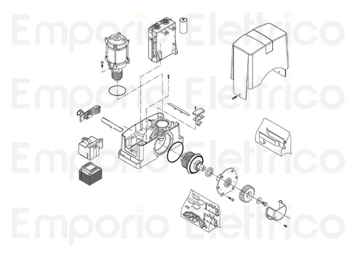 beninca pagina ricambi per motore bull5m.s (<<11/2011)