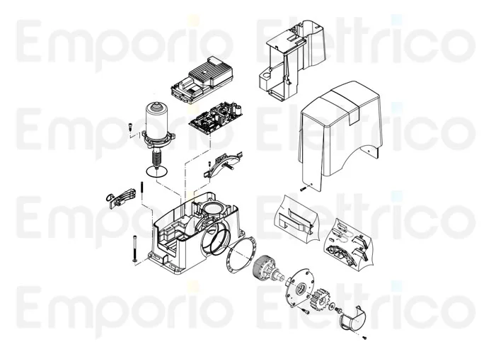 beninca pagina ricambi per motore bull624se