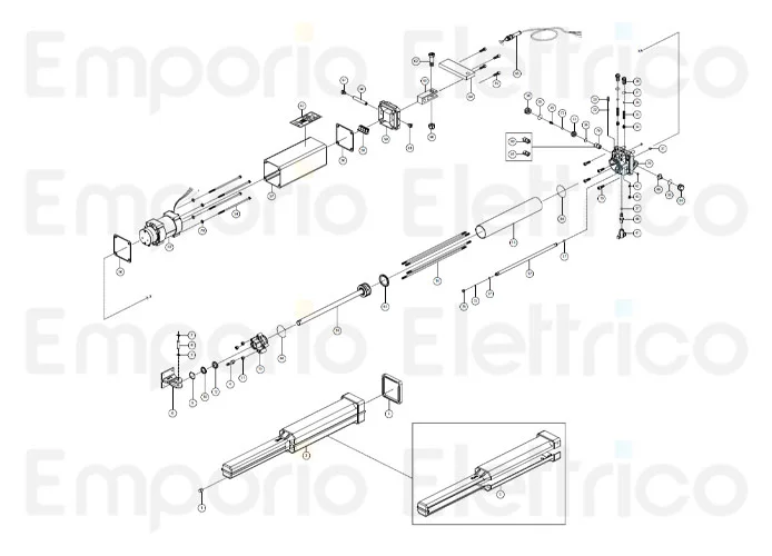 fadini ricambio coda a forcella 88163