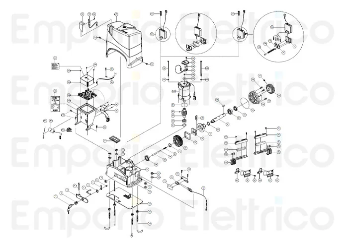 fadini ricambio sensore effetto hall dell'encoder 63347