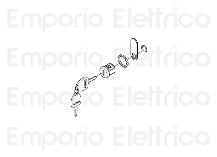 fadini ricambio serratura wa 7001 completa 633118